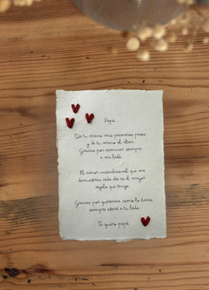 Tarjeta Corazones