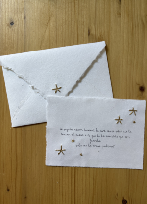 Tarjeta estrellas y puntos