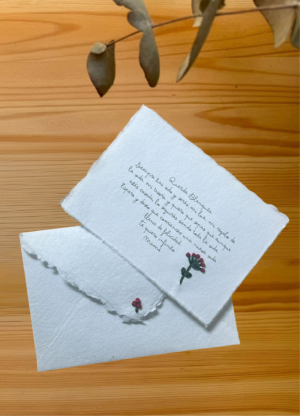 Tarjeta flor Verbena