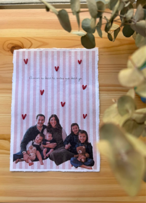 Lámina Foto Corazones
