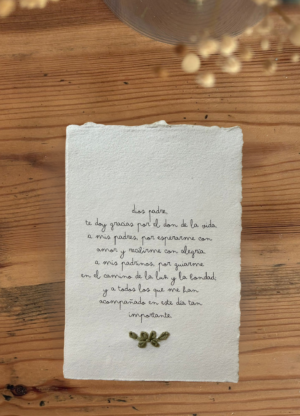 Tarjeta Don de la vida