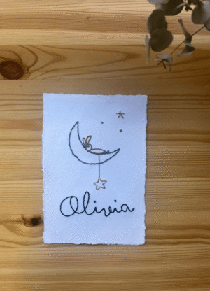 Lámina Conejo Luna