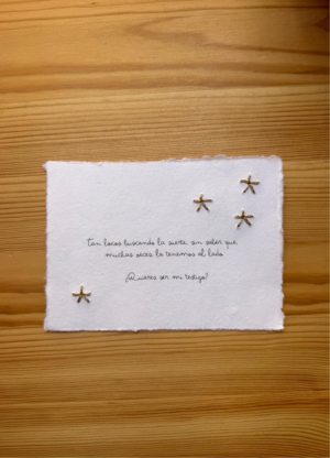Tarjeta ¿Quieres ser mi testigo?