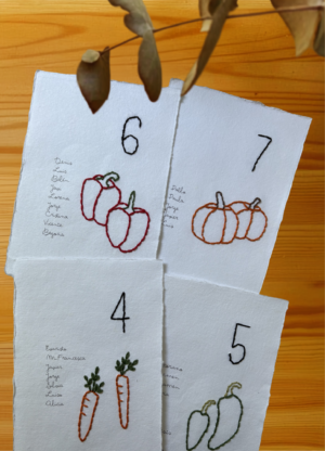 Seating plan frutas y verduras