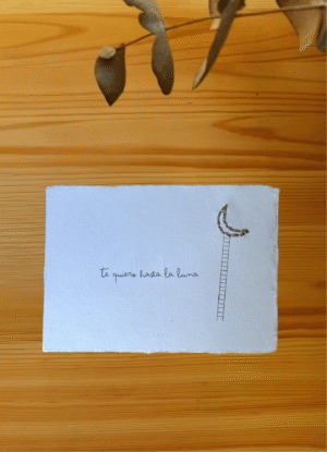 Tarjeta Escalera Luna