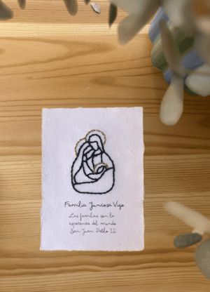 Tarjeta Sagrada Familia